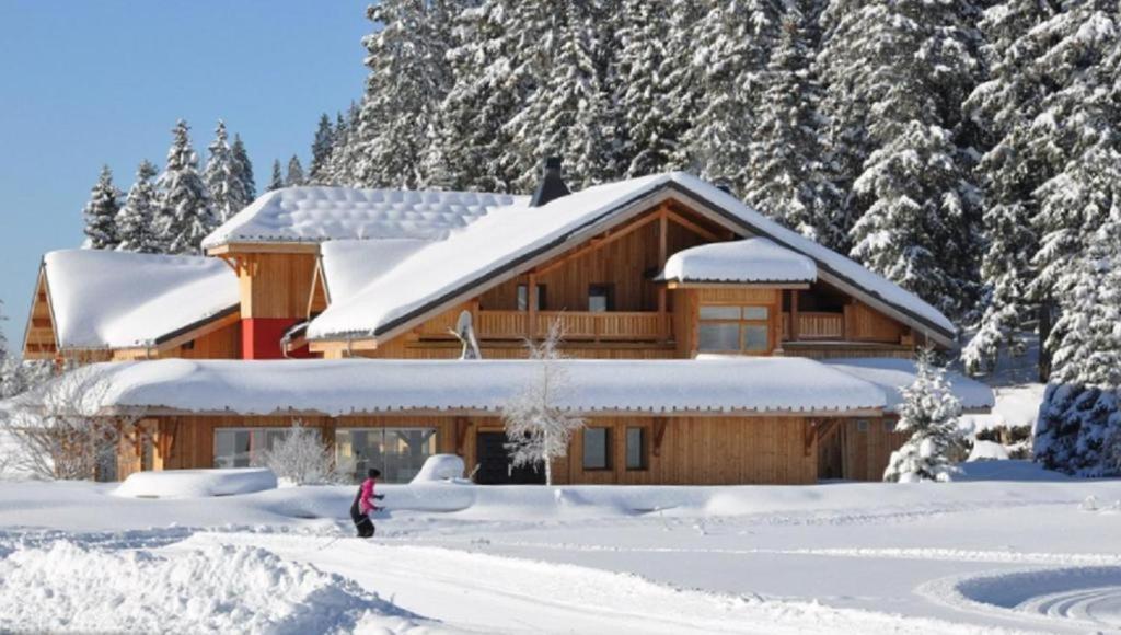 Les Roches 1500 Hotel Mieussy Buitenkant foto